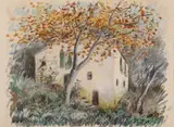 Michele Cascella, Casa nel bosco