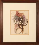 La contestatrice by Renato Guttuso, sold May 2018