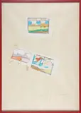 Senza titolo by Mario Schifano, 1974, mixed media on paper, sold May 2018