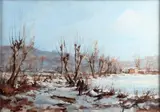 Gino De Lorenzi, Paesaggio invernale