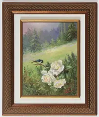 Paesaggio con rose by Sasha Lohni Orloff, sold May 2018