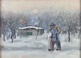 Ottorino Garosio, Paesaggio invernale