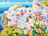 Athos Faccincani, Santorini: la luce gioca con i colori