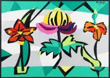 Ugo Nespolo, Tre fiori