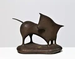 Toro in bronzo a cera persa 1953 by Carmelo Cappello, sculpture, sold May 2018