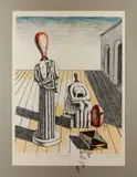 Le muse inquietanti by Giorgio de Chirico, print (other), sold Mar 2018