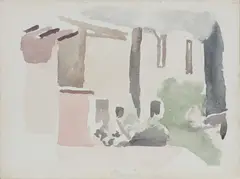 Giorgio Morandi, Paesaggio (La casa bruciata)