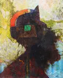 Senza titolo by Gianni Dova, oil on canvas, sold Mar 2018