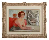 La bionda by Aligi Sassu, sold Mar 2018