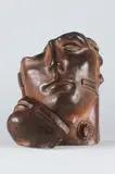 Igor Mitoraj, Doppia faccia rossa, sculpture