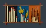 Greg Wilson, Three Stages, c.2004, Oil on Canvas (triptych in artist's frame)