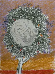 Guy Warren, Untitled, 2000, Oil, Oil Stick, & Charcoal on Paper