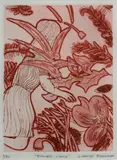 Charles Blackman, Flower Child, Coloured Etching 5/30