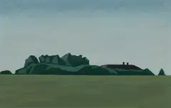 Dave Dallwitz, The Farm House, 1976, Acrylic on Board