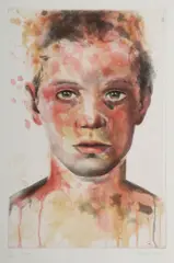 Cherry Hood, Roger, Coloured Etching 10/20