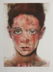 Cherry Hood, Liam, Coloured Etching 10/20