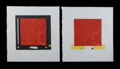 (2) by Dale Hickey, Lithograph (2), sold Aug 2023