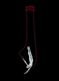 Nickolaus Seffrin, Gymnast on Rings, c.2000, Painted Metal Sculpture