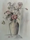 Jamie Boyd, Still Life, Roses, Lithograph 59/100