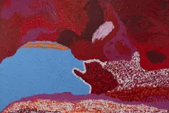 Yannima Tommy Watson, Iyarka Waterhole, 2012, Acrylic on Linen