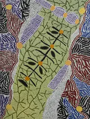 Candy Nelson Nakamarra, Kalipinypa Water Dreaming, 2011, Acrylic on Linen