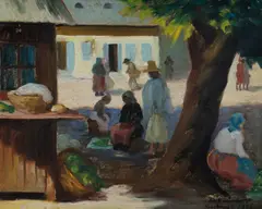 Nándor Deák, ), Oil on Paper on Ply