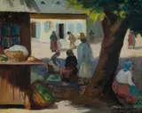 Nándor Deák, ), Oil on Paper on Ply