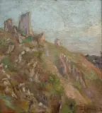 Maurice Mathurin, Crozant, 1917, Oil on Canvas on Board