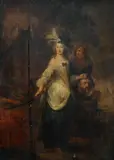Balthasar Beschey, Judith and Holofernes, Oil on Panel