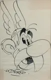 Albert Uderzo, Asterix, Felt-tip Pen on Paper