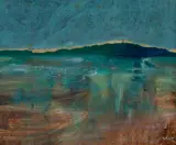Lawrence Daws, Untitled Landscape, Mixed Media on Canvas Board