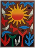 John Coburn, Sun Music, 1989, screenprint, ed. 88/99