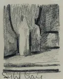Sybil Craig, Still Life with Bottles, Pencil