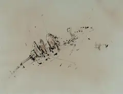 William Rose, Untitled, Ink & W/Clr with White Highlights