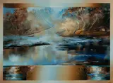 David Voigt, Memories of a Southern River, 1991, Acrylic on Canvas