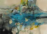 Venita Salnajs, Unfamiliar Places 1, Mixed Media & Collage