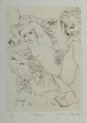 Garry Shead, Poem, Etching 21/65