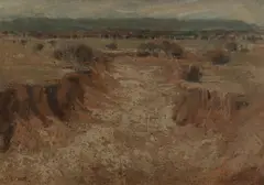Tony Costa, Erosion Landscape, Baratta [NSW], Oil on Canvas on Board