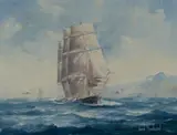 Ian Hansen, Lightning, Oil on Canvas on Board