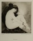 Whispers by Norman Lindsay, Facsimile Etching 362/550, sold Jul 2023
