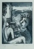Garry Shead, Flame, 2004, Etching with Aquatint API/5
