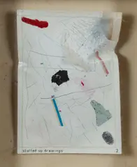 Helen Fuller, Stuffed Up Drawing 2, Mixed Media Assemblage