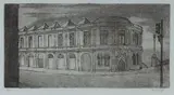 Brian Dunlop, Building Alongside Pyrmont Bridge, Sydney, Aquatint 11/16