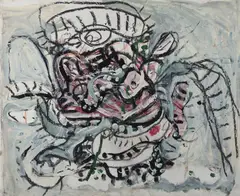 John Firth-Smith, Hamburger, 1965, Oil on Paper
