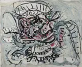 John Firth-Smith, Hamburger, 1965, Oil on Paper