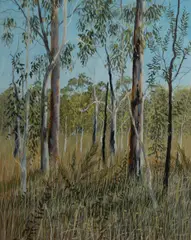 Herman Pekel, Young Gums, 1990, Gouache