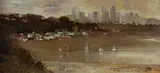 Peter Fennell, Berry's Bay, Oil on Board