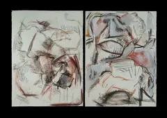 David Marsden, (2), Oil, Charcoal & Mixed Media (2)