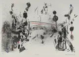 Ann Thomson, Luna, 1985, Hand Coloured Lithograph 2/30