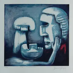 The Prosecutor by David Boyd, S/Print 51/54, sold Jul 2023